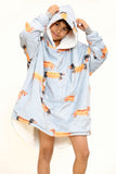 Sausage Dog Kids Hoodie Grey - TheHugSnugStore