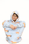 Sausage Dog Kids Hoodie Grey - TheHugSnugStore