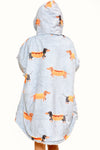 Sausage Dog Kids Hoodie Grey - TheHugSnugStore