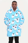 Sheep Hoodie Blue - TheHugSnugStore