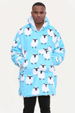Sheep Hoodie Blue - TheHugSnugStore