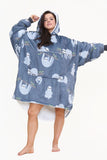 Sloth Hoodie Grey - TheHugSnugStore