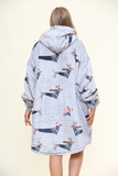 Snowy Dachshund Grey Hoodie - TheHugSnugStore