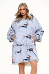 Snowy Dachshund Grey Hoodie - TheHugSnugStore