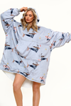 Snowy Dachshund Grey Hoodie - TheHugSnugStore