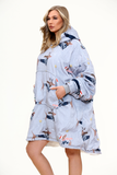 Snowy Dachshund Grey Hoodie - TheHugSnugStore