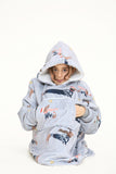 Snowy Dachshund Grey Kids Hoodie - TheHugSnugStore
