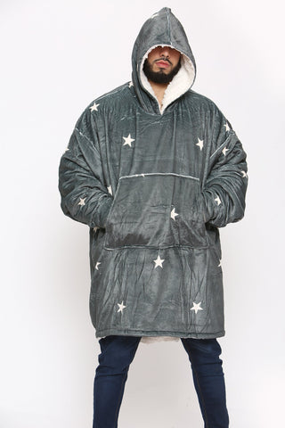 Star Hoodie Charcoal