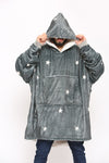Star Hoodie Grey - TheHugSnugStore