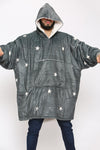 Star Hoodie Grey - TheHugSnugStore