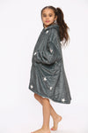Kids Star Hoodie Grey - TheHugSnugStore