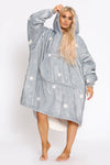 Star Hoodie Grey - TheHugSnugStore