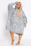 Star Hoodie Grey - TheHugSnugStore
