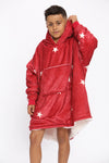 Kids Star Hoodie Red - TheHugSnugStore