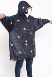 Star Hoodie Grey - TheHugSnugStore