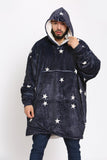 Star Hoodie Grey - TheHugSnugStore