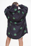 Weed Leaf Hoodie Black - TheHugSnugStore