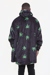 Weed Leaf Hoodie Black - TheHugSnugStore