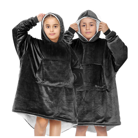 Kids Charcoal Hoodie - TheHugSnugStore